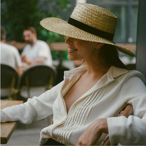 Lack of Color Accessories - Lack Of Color Straw Hat with Black Band